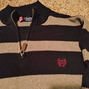 Chaps 1/4 zip sweater